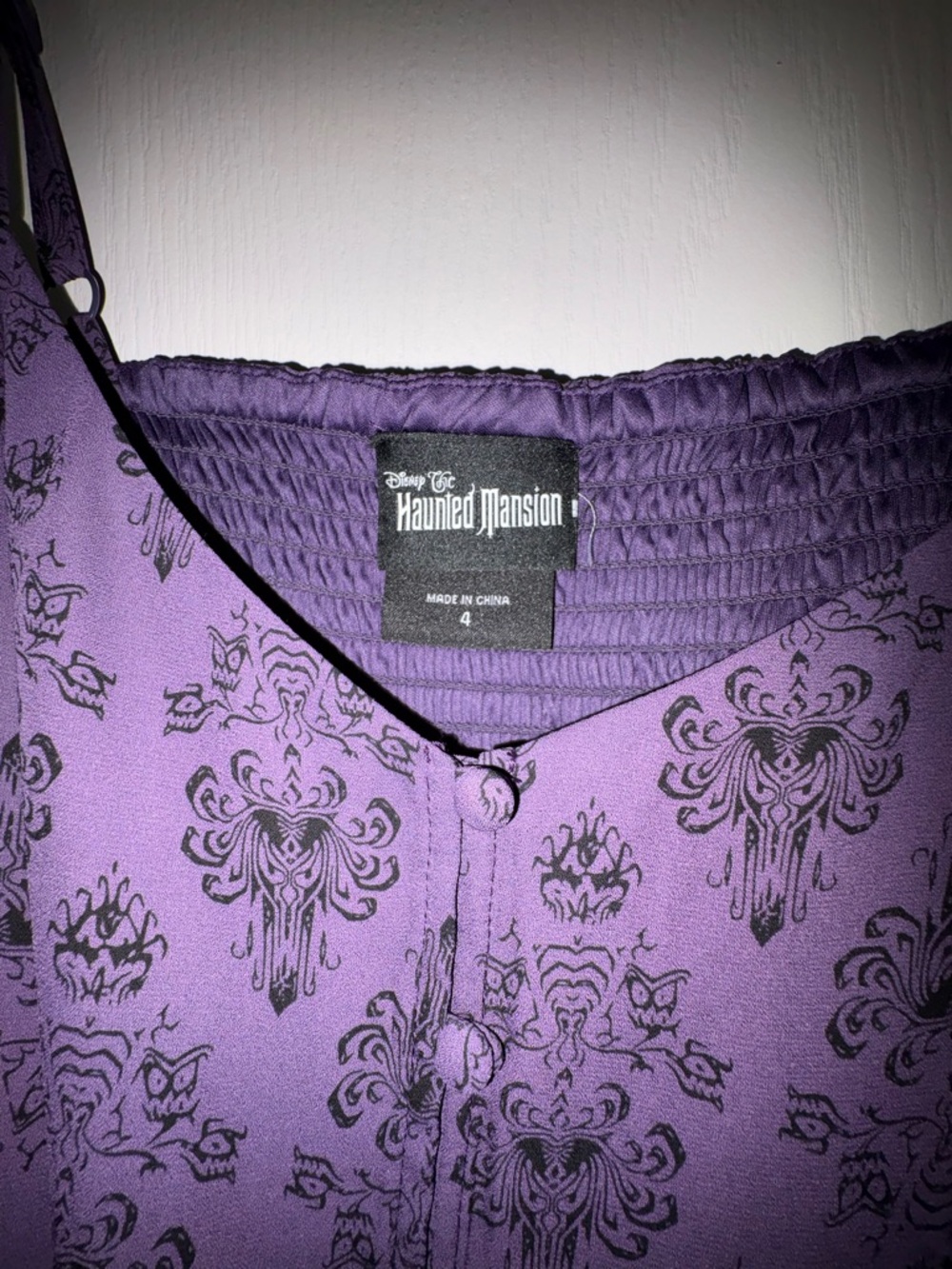 torrid Purple Haunted Mansion Print Tunic